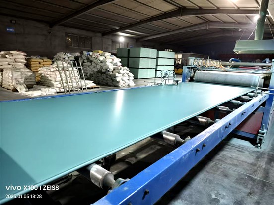 UPVC plastic formwork sheet production line in factory
