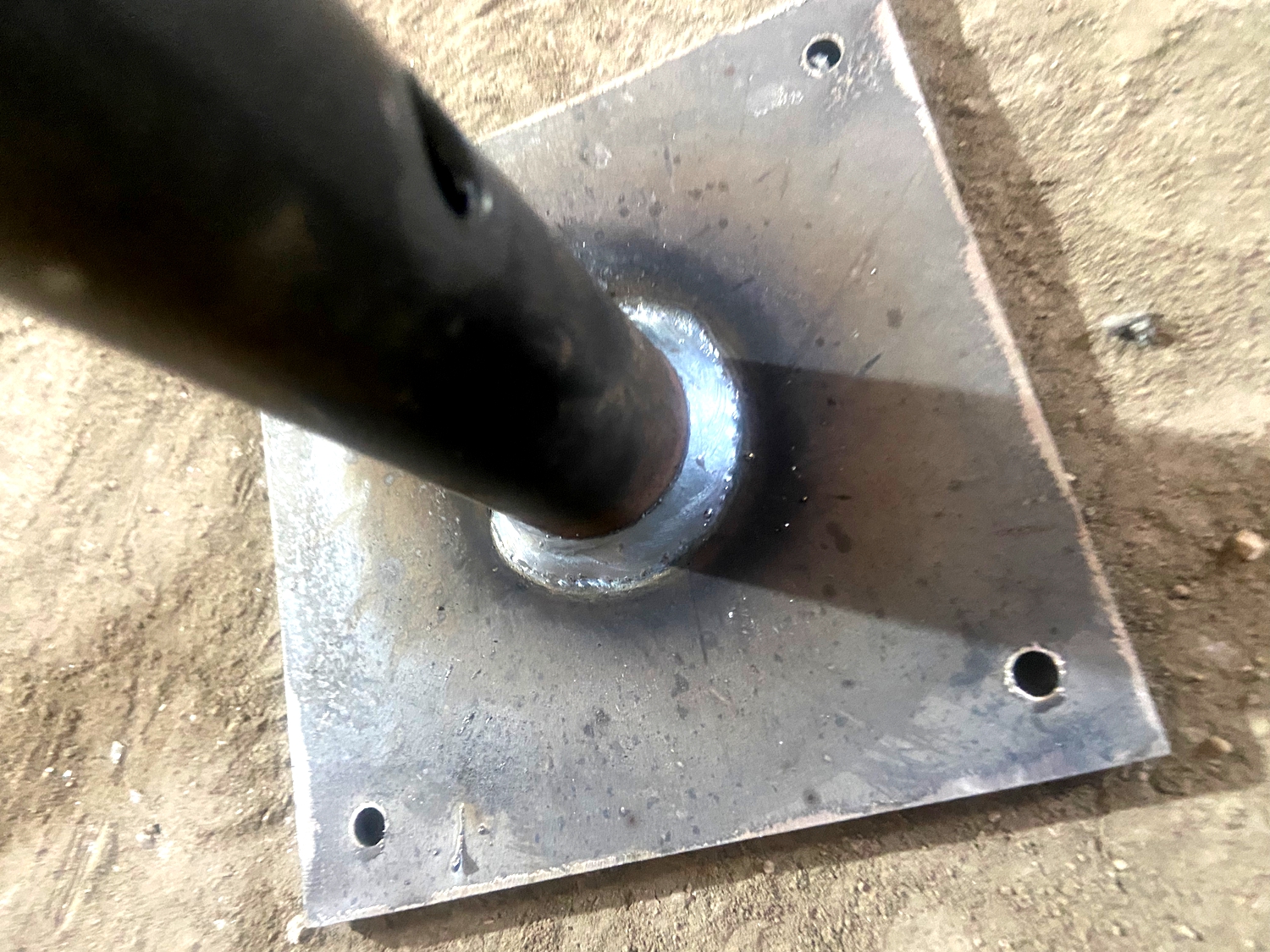 Adjustable steel props processing