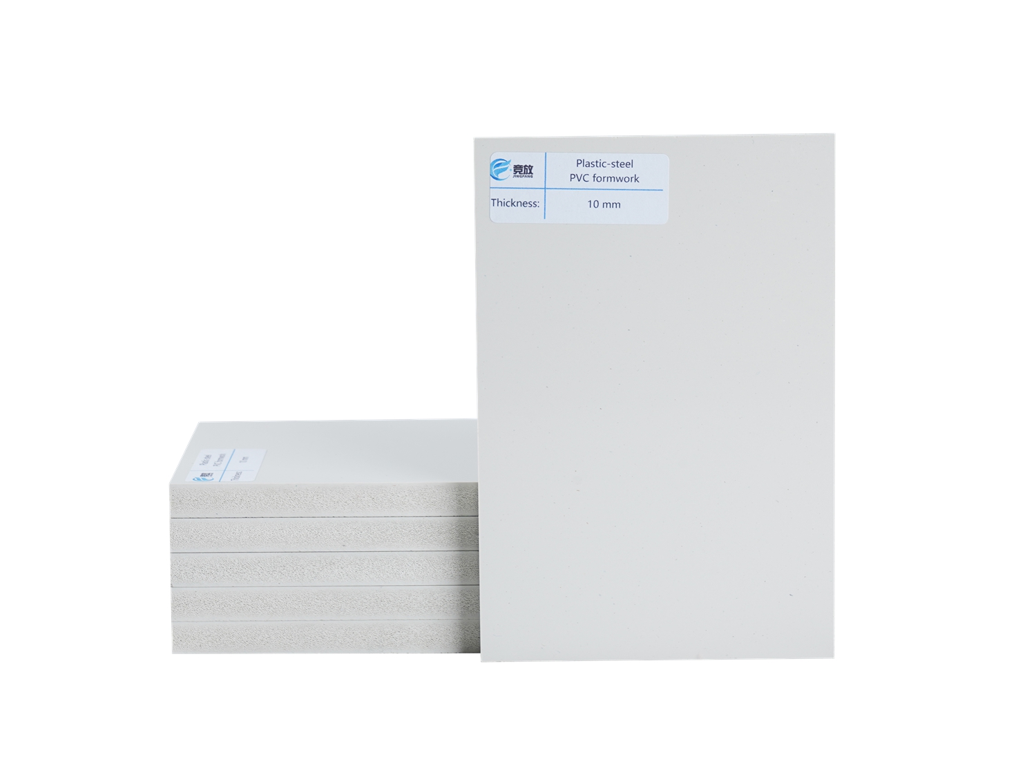White color UPVC plastic formwork