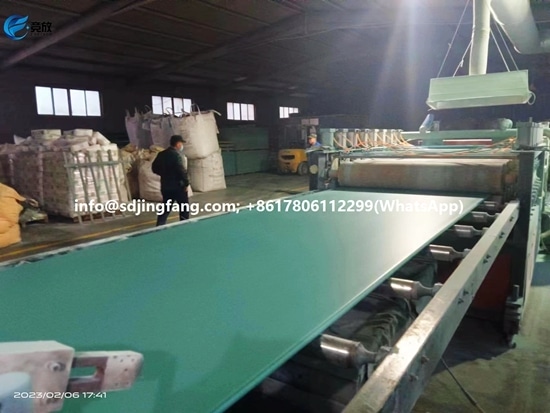 Plastic formwork sheeting