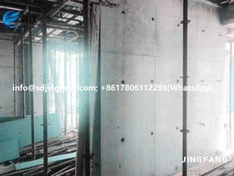 Plastic formwork panels