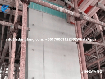 Plastic formwork panels