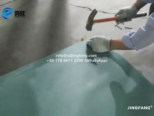 JINGFANG® PVC formwork, nail-holding power test at the same holes