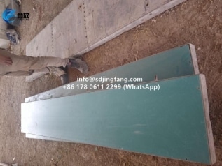 18mm turquoise green plastic formwork sheets for column formwork overseas project