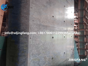 Plastic formwork panels