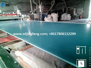 Azure blue PVC Shuttering Sheets for construction