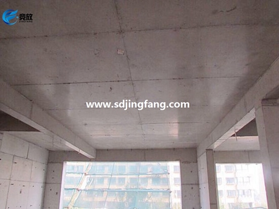 Plastic formwork for concrete slab